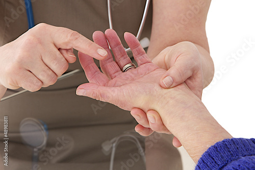 Photo: Arthrose - Examen de la main Arthrose - Examen de la main