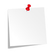 Notizzettel, Pin rot
