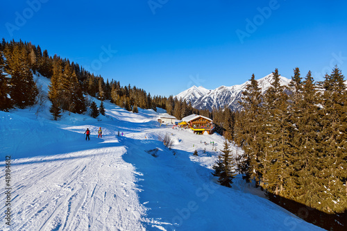 Photo: Cafe at Mountains ski resort Bad Gastein - Austria Cafe at Mountains ski resort Bad Gastein - Austria