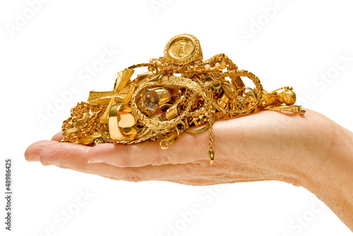 Photo: Big Handful Of Gold Jewelry Big Handful Of Gold Jewelry