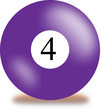 Billiardkugel Nummer 4