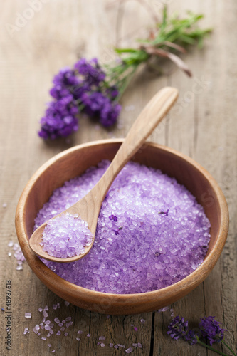 Photo: lavender salt for spa lavender salt for spa