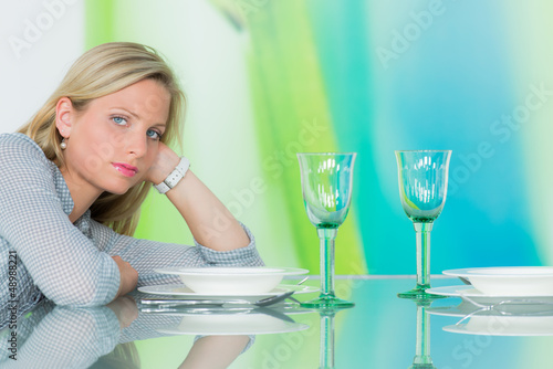 Photo: alleingelassen beim dinner alleingelassen beim dinner