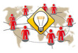 Crowdsourcing, Think Thank, Schwarmintelligenz, Symbol