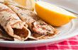 Pancakes with fresh lemon