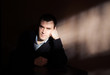 Photo: man suffering from a severe depression man suffering from a severe depression