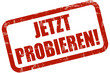 Grunge Stempel rot JETZT PROBIEREN!
