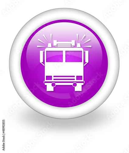 Illustration: Violet Icon "Fire Engine" Violet Icon "Fire Engine"