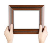Frame in hand