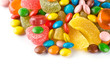 Mixed colorful candies