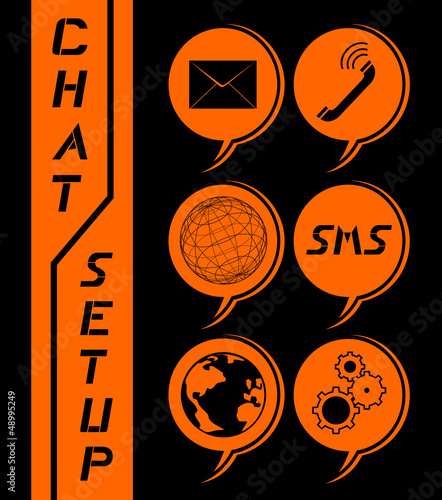 Vector: Communication icon Communication icon
