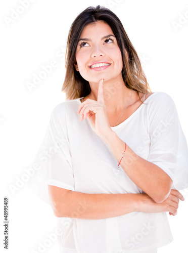 Photo: Thoughtful woman Thoughtful woman