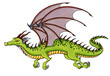 Drache fliegend