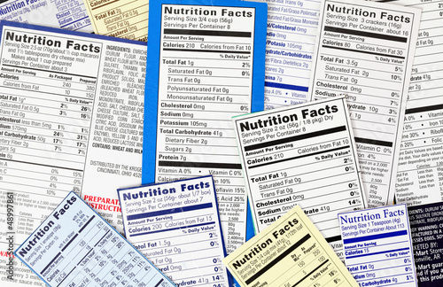 Photo: Nutrition Labels Nutrition Labels