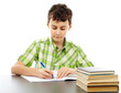 Student doing homework