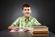 Photo: Student doing homework Student doing homework