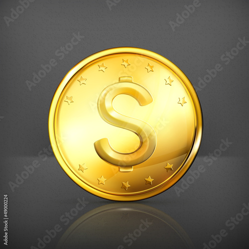 Vector: Gold coin Gold coin