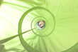 baby girl playing inside a toy tunnel