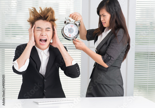 Photo: It’s deadline time! It’s deadline time!