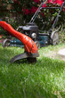 Trimming Lawn
