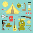 Vector camping icons