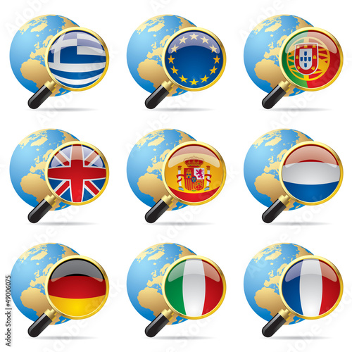 Vector: World flag icons World flag icons