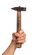 Hand with hammer