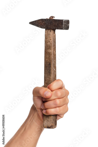 Photo: Hand with hammer Hand with hammer