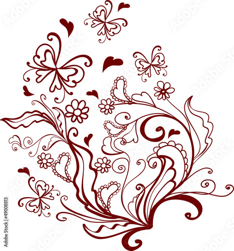Vector: spring romantic background spring romantic background