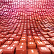 Stream of bits - Big data concept