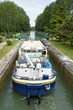 Photo: péniche, passage d'une écluse péniche, passage d'une écluse
