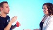 Video: man playing with bubbles man playing with bubbles