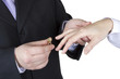 Giving the engagement ring