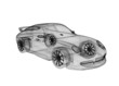 Voiture 3D filaire