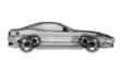 Voiture 3D filaire
