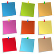 Notizzettel, bunt