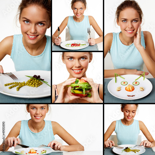Photo: Young vegetarian Young vegetarian