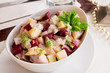 Herring salad with beetroot