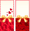Valentines day greeting cards templates