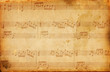 Illustration: grunge musical background grunge musical background