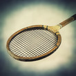 wood tennis racket