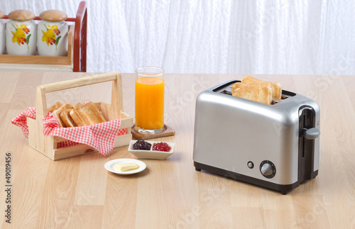Photo: Bread toaster the kitchenware you need for preparing breakfast. Bread toaster the kitchenware you need for preparing breakfast.