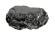 ein Stück Kohle, anthrazit, ohne Schatten, a lump of coal