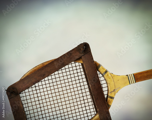 Photo: wooden tennis frame wooden tennis frame