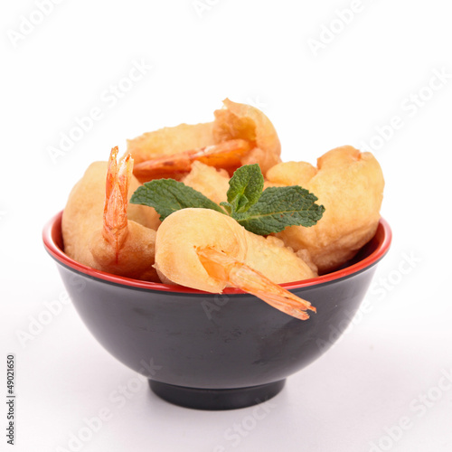Photo: bowl of shrimp fritter bowl of shrimp fritter