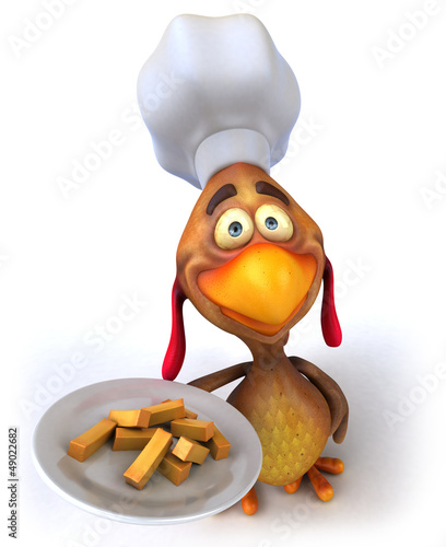 Illustration: Fun chicken Fun chicken