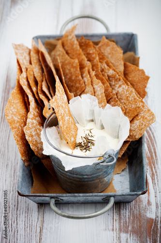Photo: Rye crackers Rye crackers