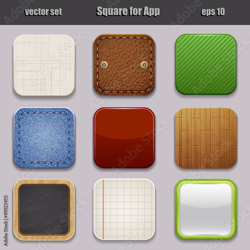 Vector: set square for app set square for app