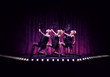 Girls on the stage.