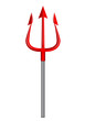 Vector illustration of trident